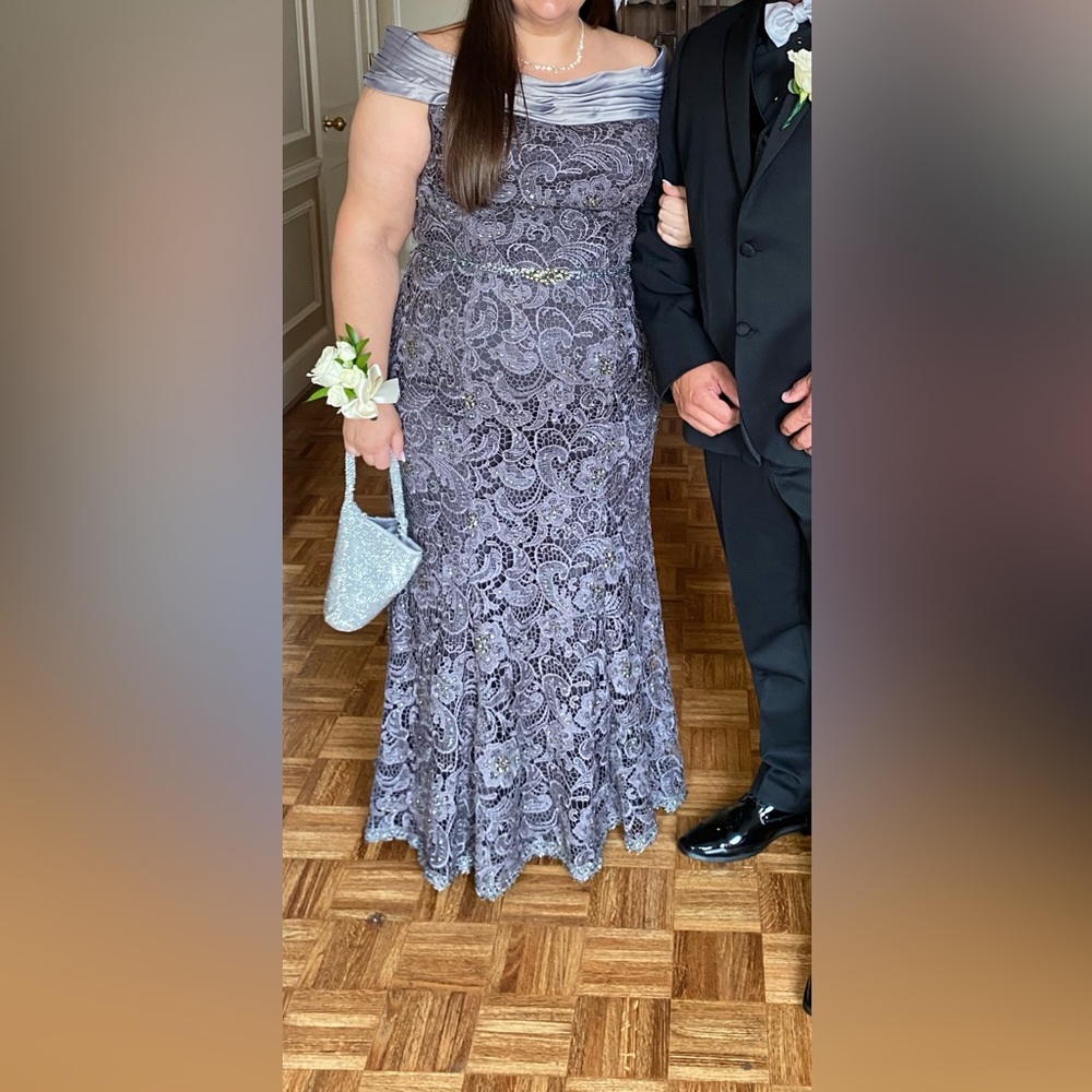 Size 20 Mac Duggal mother of the bride dress.